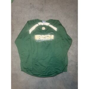 Irish Baseball Hockey Style Jersey Mens XXL Green X Grain Sportswear Shamrock
